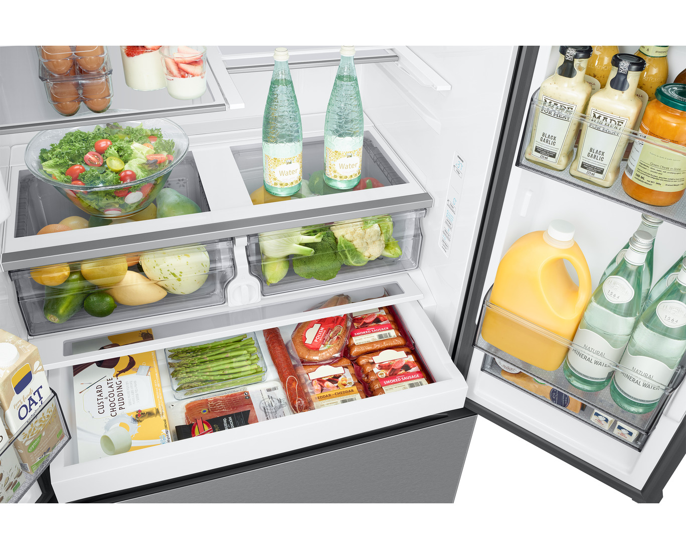 Samsung 36" 26 P3 Réfrigérateur à porte française RF27CG5B10SR – Image 7