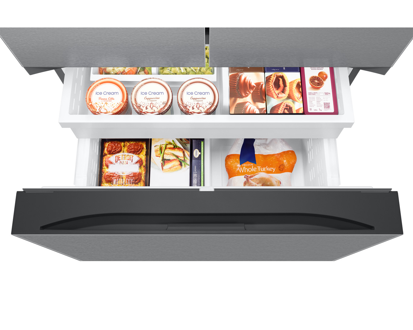 Samsung 36" 26 P3 Réfrigérateur à porte française RF27CG5B10SR – Image 8