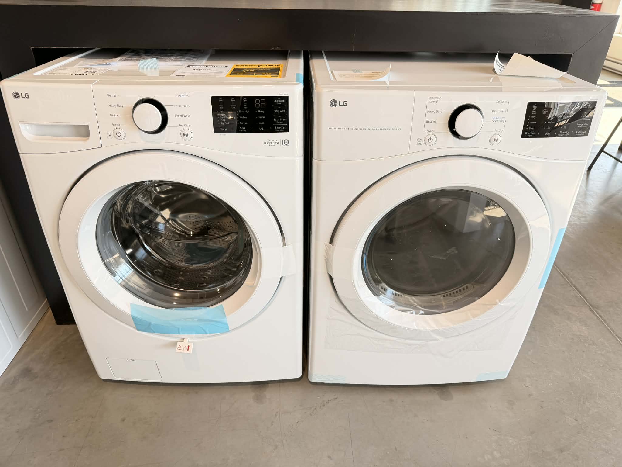 Ensemble laveuse et sécheuse LG frontale 5.8 pi.cu WM3470CW / DLE3470W – Image 7