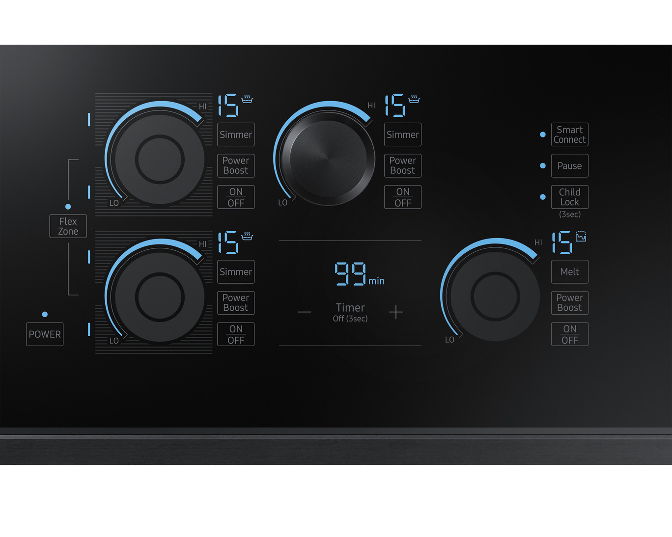 Plaque de cuisson à induction Samsung 30 po - NZ30K7880UG – Image 5